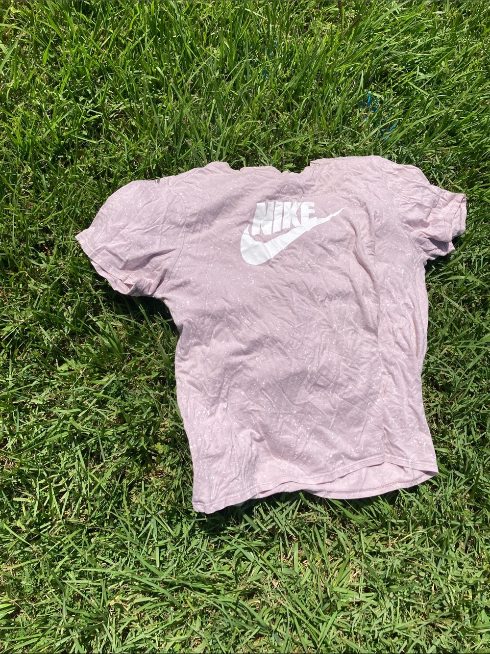 Nike Kids Light Pink Logo Short Sleeve Tee